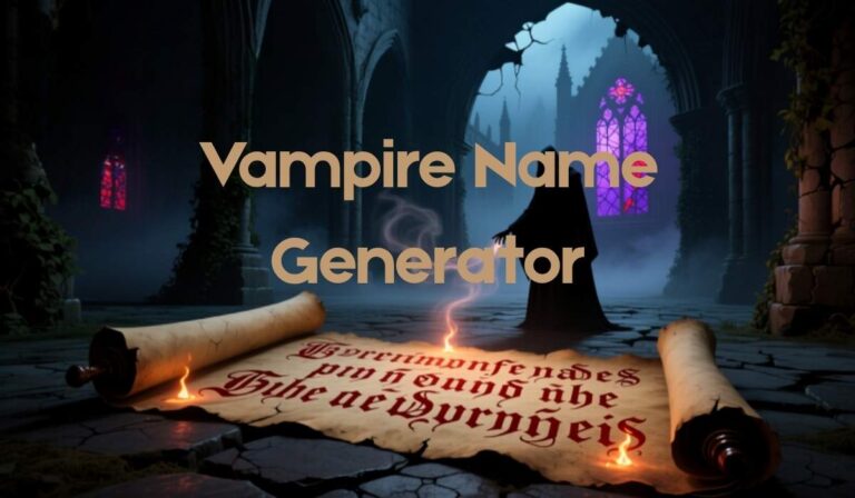 Vampire Name Generator