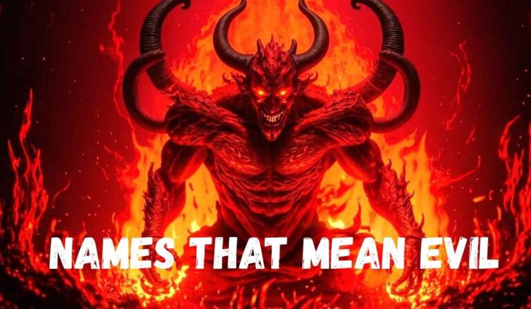 Names That Mean Evil