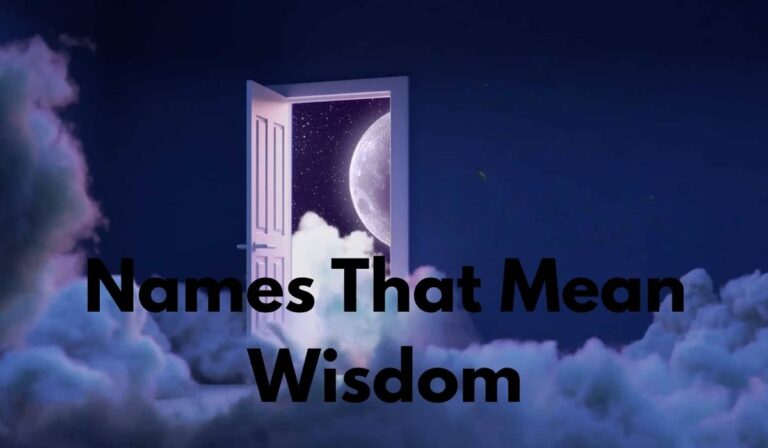 Names That Mean Wisdom