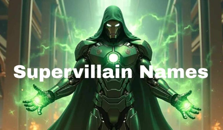 Supervillain Names