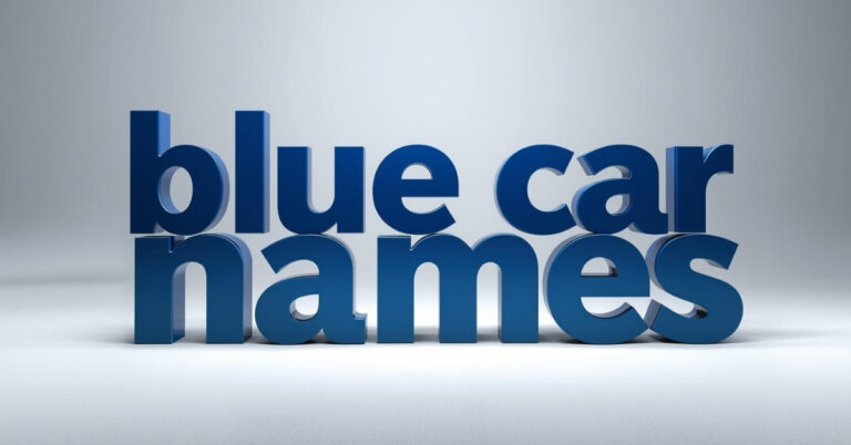 blue car names