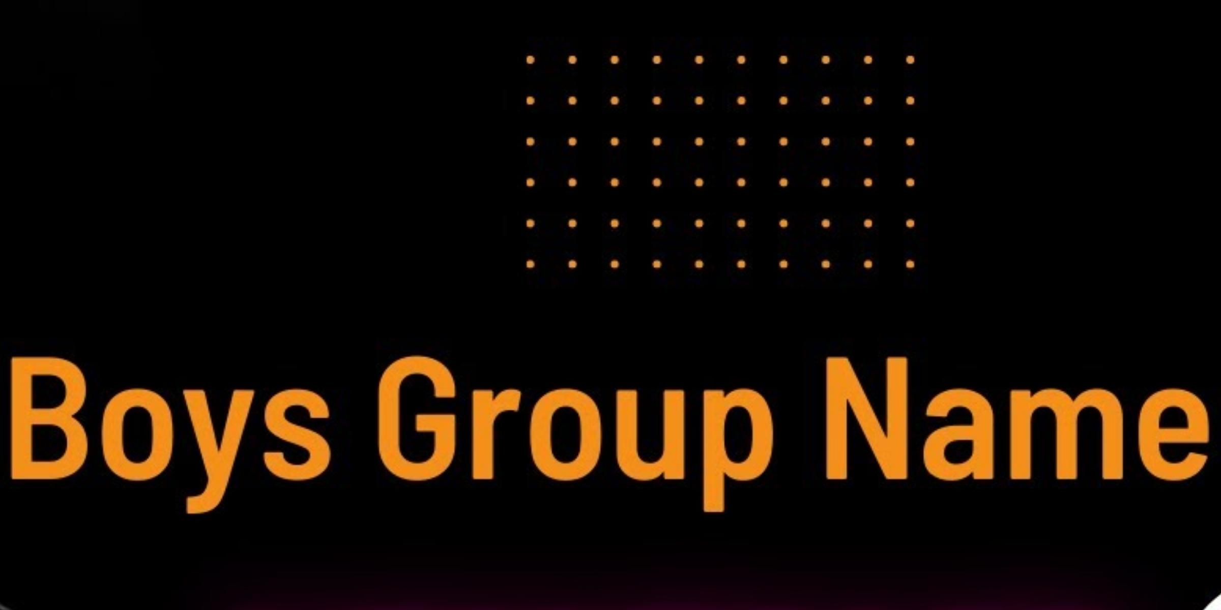 boys group names