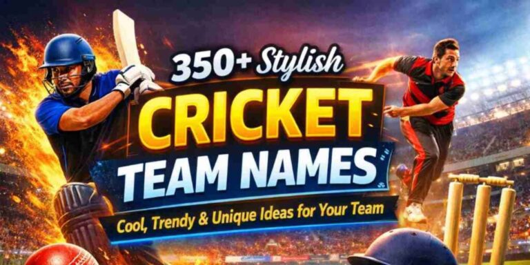cricket team names