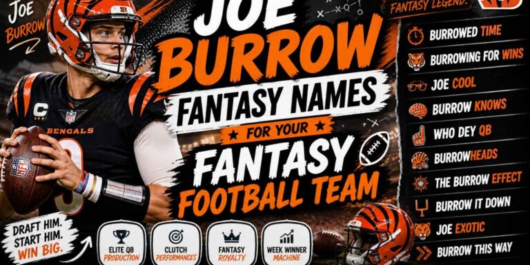 joe burrow fantasy names